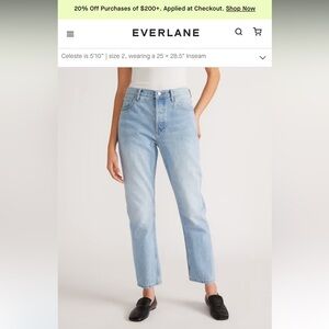 Everlane Cheeky Straight Jean